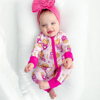Lucky Panda Kids - Bamboo Zip Romper | Fries Before Guys
