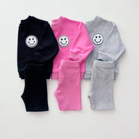 Lucky Panda Kids - Baby & Kids Biker Shorts Set | Gray