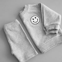 Lucky Panda Kids - Baby & Kids Biker Shorts Set | Gray