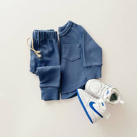 Lucky Panda Kids - Lounge Set | Ocean Blue