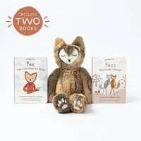 Slumberkins Inc. - Fox's Navigating Change Plush Set - with 2 books!