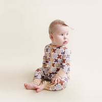 Lucky Panda Kids - Bamboo Zip Romper | XOXO