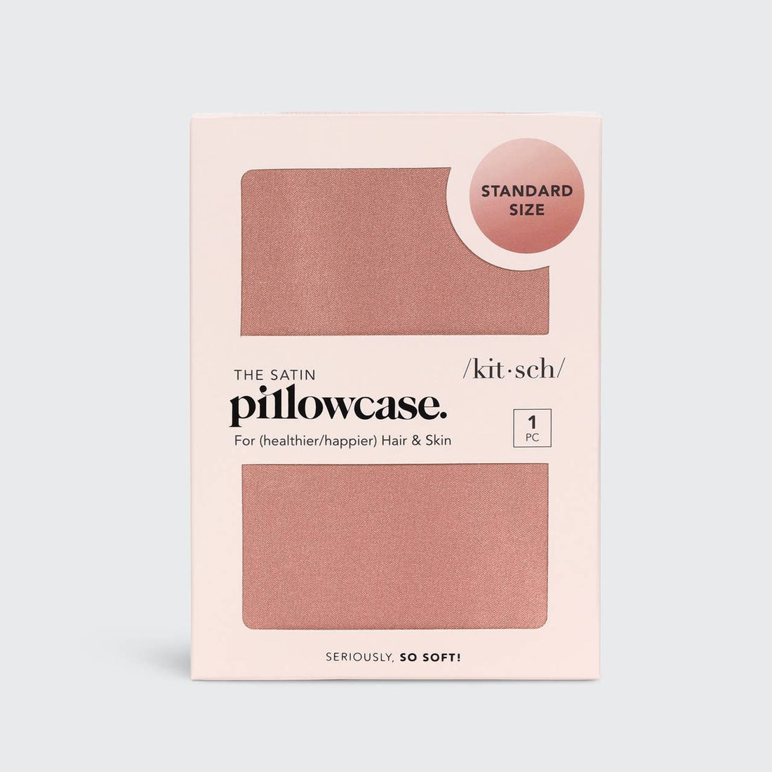 KITSCH - Satin Pillowcase Standard - Terracotta