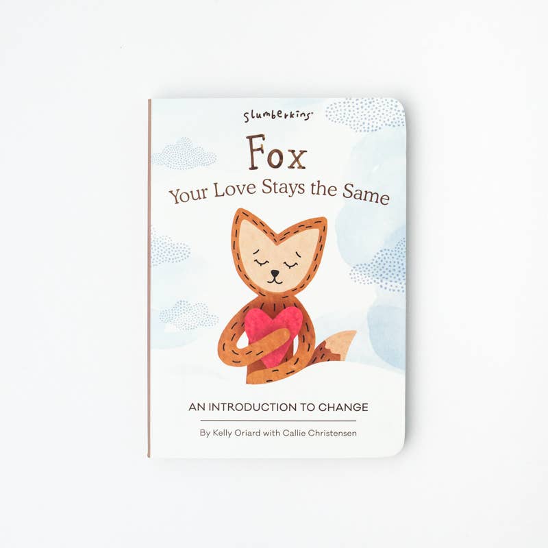 Slumberkins Inc. - Fox's Navigating Change Plush Set - with 2 books!