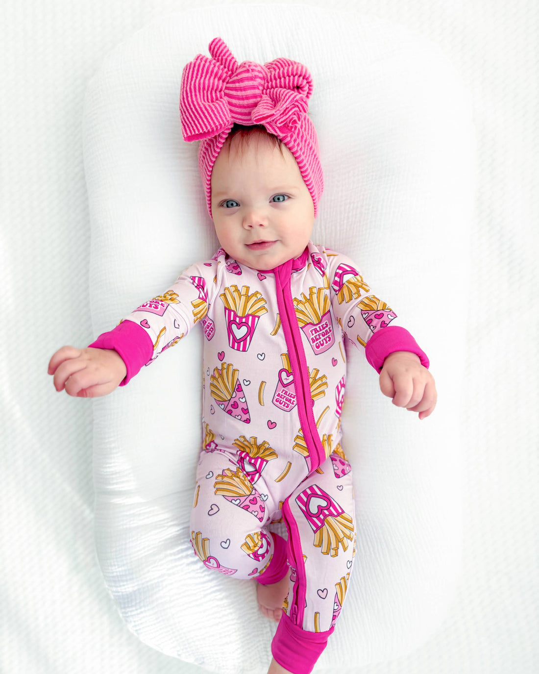 Lucky Panda Kids - Bamboo Zip Romper | Fries Before Guys