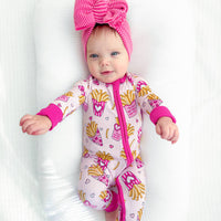 Lucky Panda Kids - Bamboo Zip Romper | Fries Before Guys