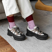 CHALET SOCKS - Berry/Garnet