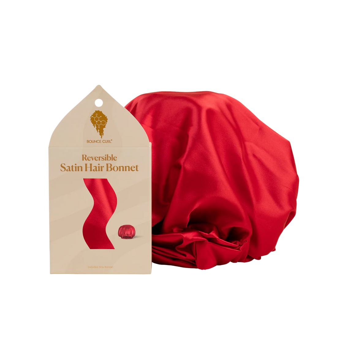 Bounce Curl Satin Hair Bonnet