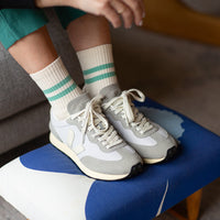 GYM SOCKS - Jade Stripe