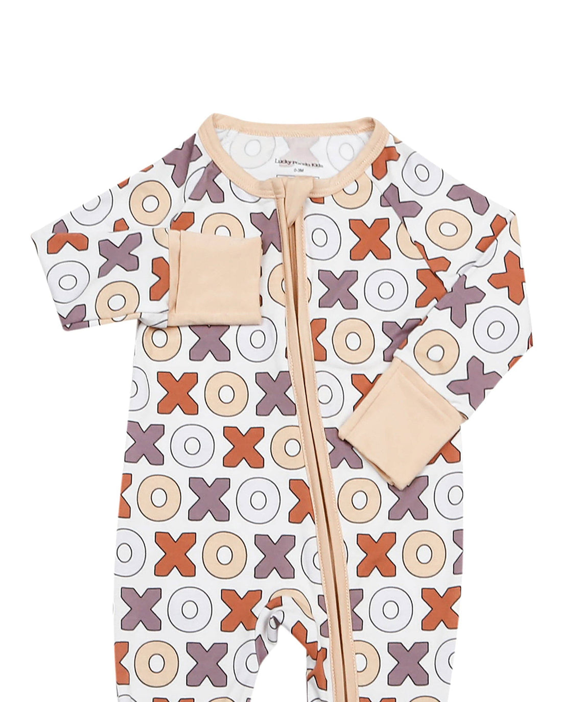 Lucky Panda Kids - Bamboo Zip Romper | XOXO
