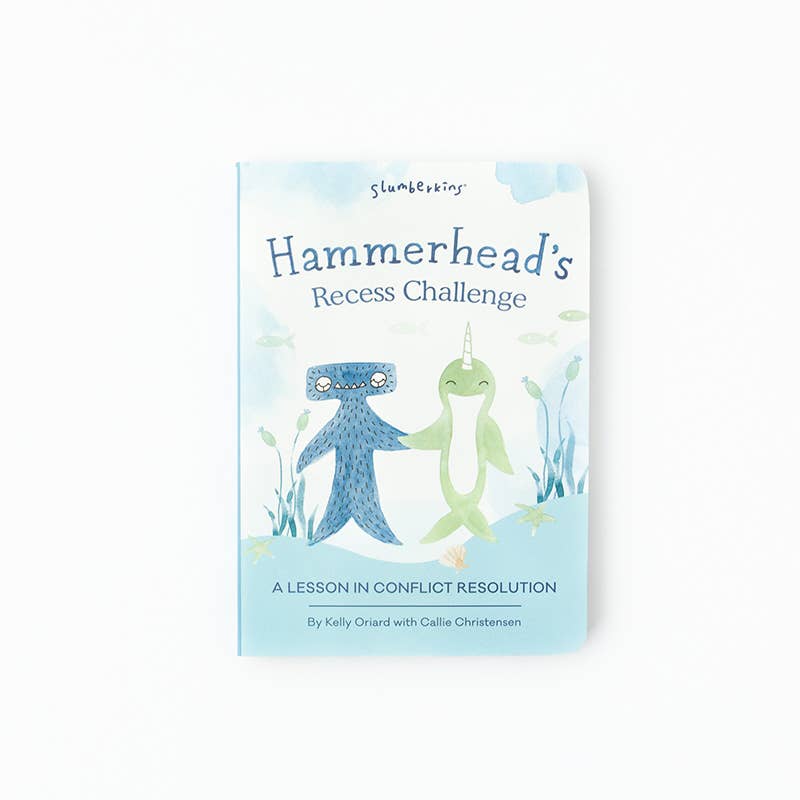 Slumberkins Inc. - Hammerhead's Conflict Resolution Plush Set - with 2 books!