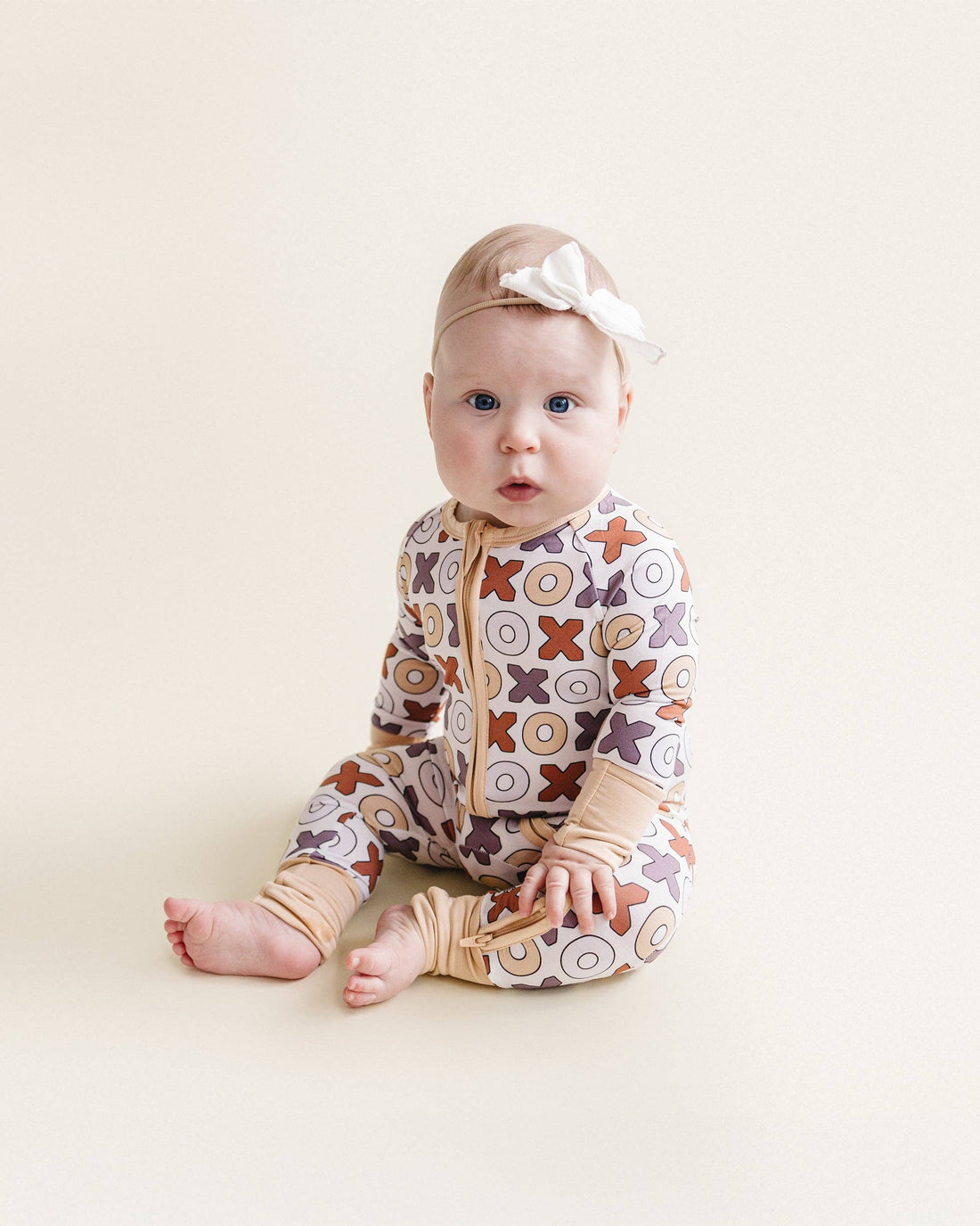 Lucky Panda Kids - Bamboo Zip Romper | XOXO