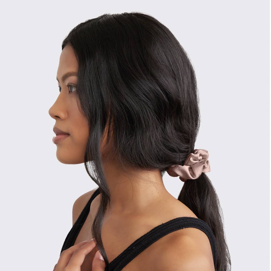 KITSCH - Satin Sleep Scrunchies 5pc- Cameo
