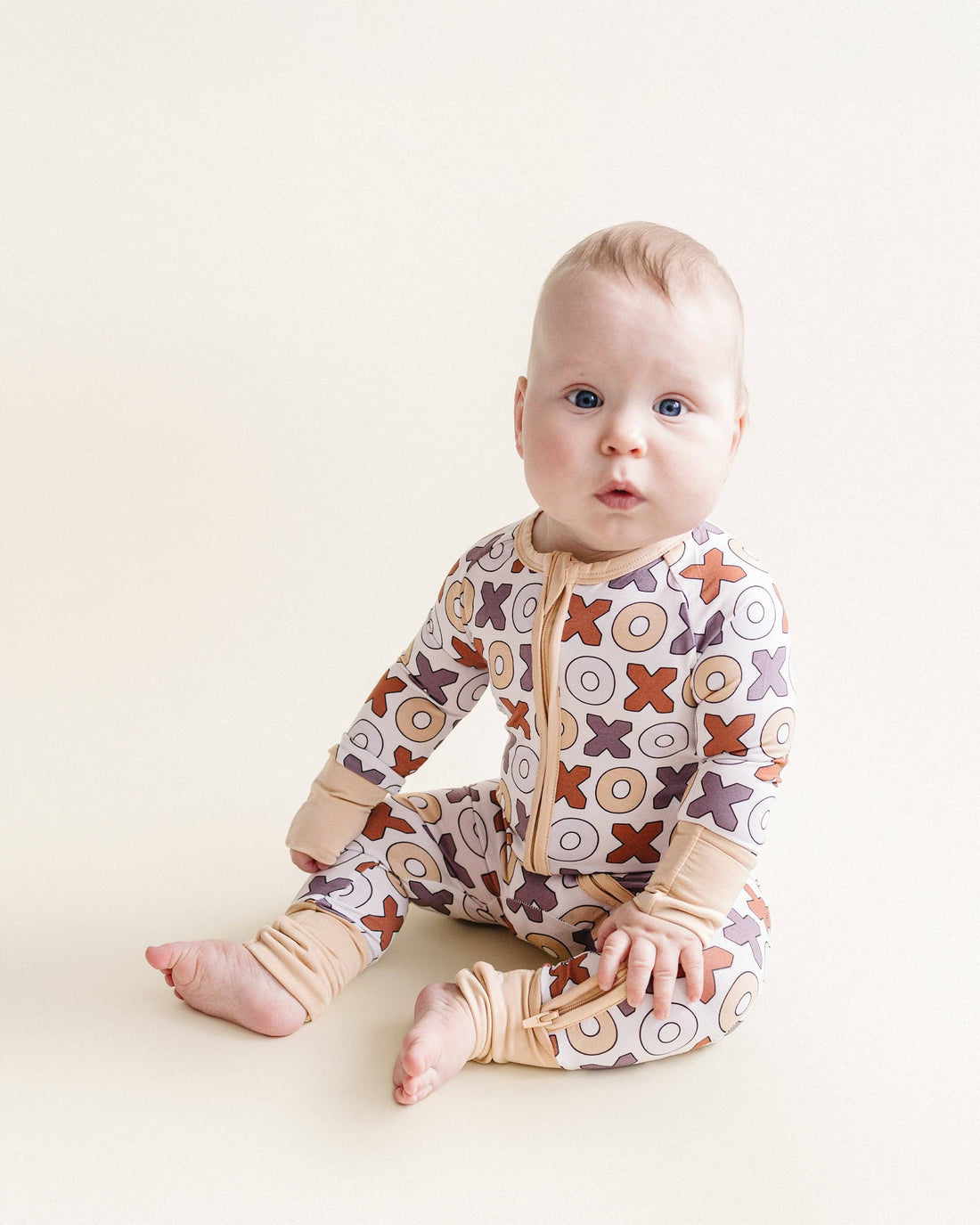 Lucky Panda Kids - Bamboo Zip Romper | XOXO